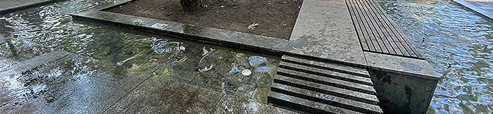 detail of Kaunas fountain