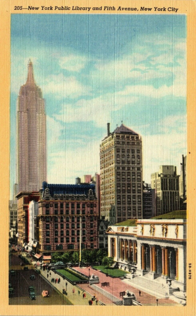 Vintage New York Postcard which includes the Empire State Building