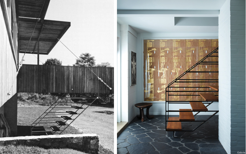 Stairs in two other projects by Marcel Breuer