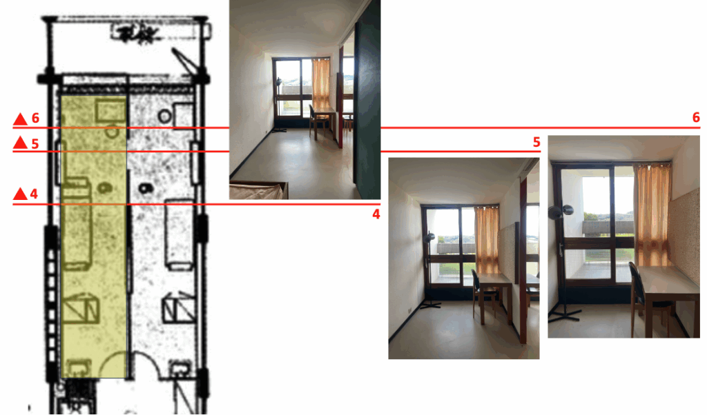 Cinematographic traveling in architecture 4, 5, and 6 (author’s collection)