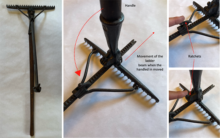 Carpet stretcher model 4 (author’s collection)