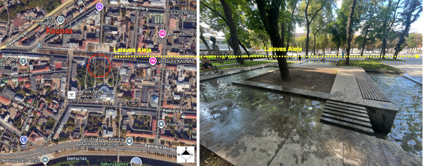 Google Images -site plan, landscape fountain (author’s collection)