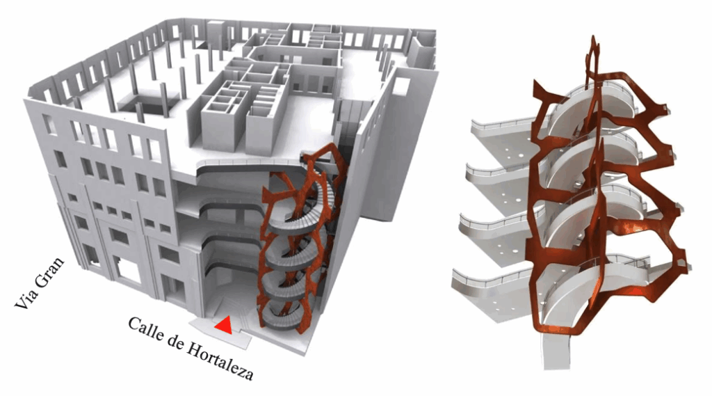 Google Images -digital renderings of the staircase