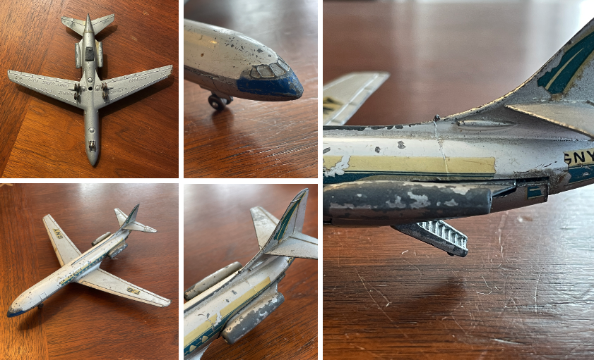 images of the Dinky Supertoys aircraft No. 2 (author’s collection). Caravelle aircraft