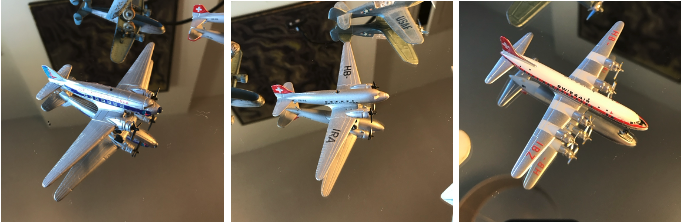 selection of modern and contemporary toy airplanes (author's collection)