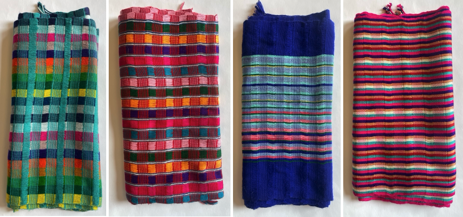 four additional Bhutanese versions. The aquamarine color is in honor of the mythical mermaid Tshomen; the red scarf is inspired by the Taktshang region of Bhutan (author’s collection)