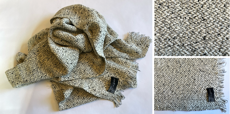 Scarf and detail by Susan Horton (author’s collection)