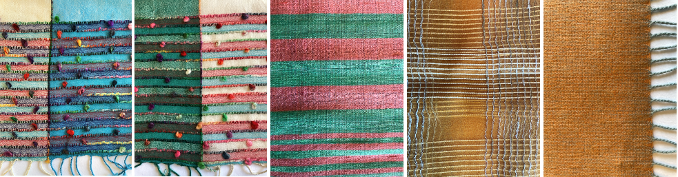  Different Indian scarves with linear patterns (author’s collection)