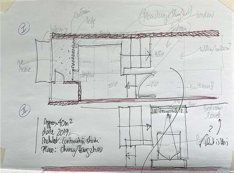 Image 8: reconstruction of the loft in sketch form NTS (author’s collection)