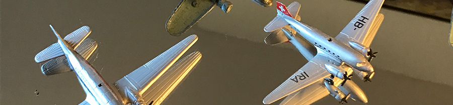 Selection of toy airplanes

