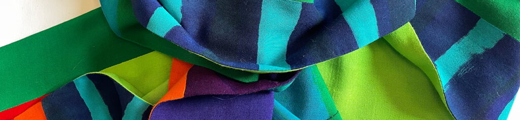 detail of Carmen Grier scarf