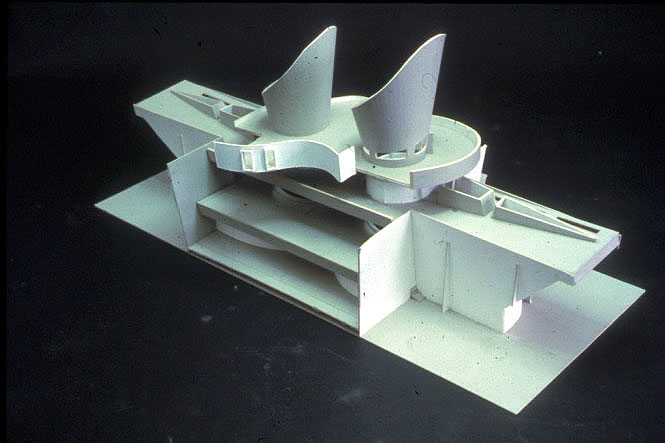 This image features the final sketch model for the House of Water